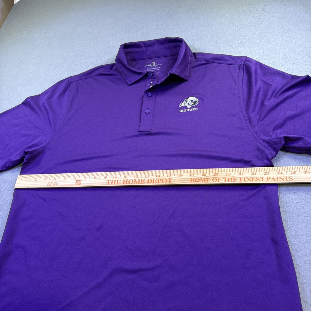 Bobby Jones Mens XL - X Large Purple Golf Polo Shirt  Casual PERFORMANCE - Picture 5 of 7
